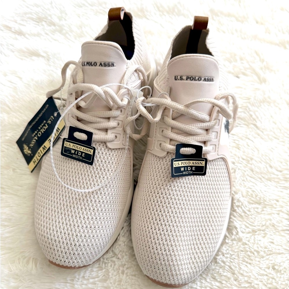 U.S. Polo Assn. Men's Beige Sneakers